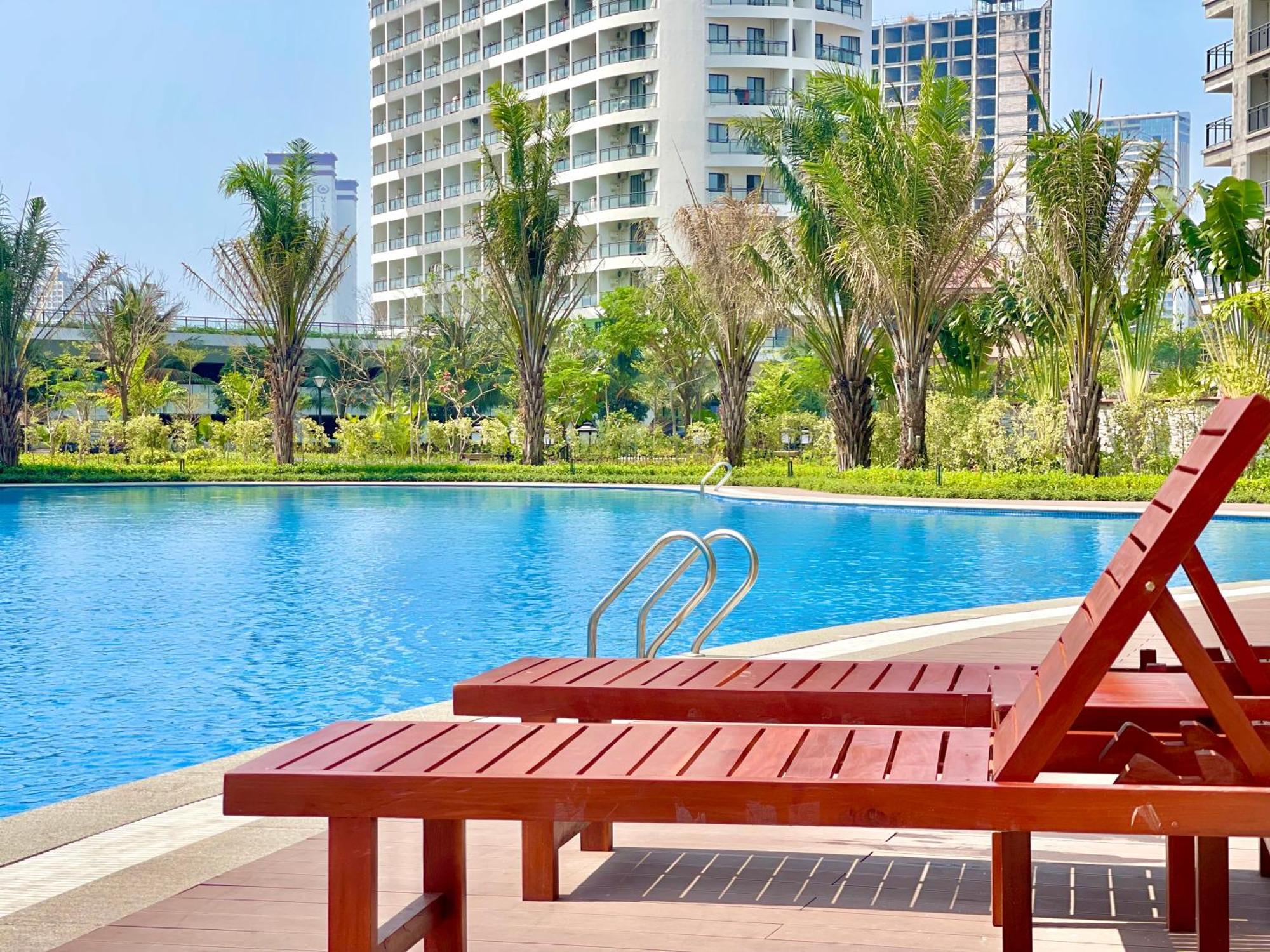Star Bay Residence Sihanoukville - 400M To Sokha Beach Exterior photo